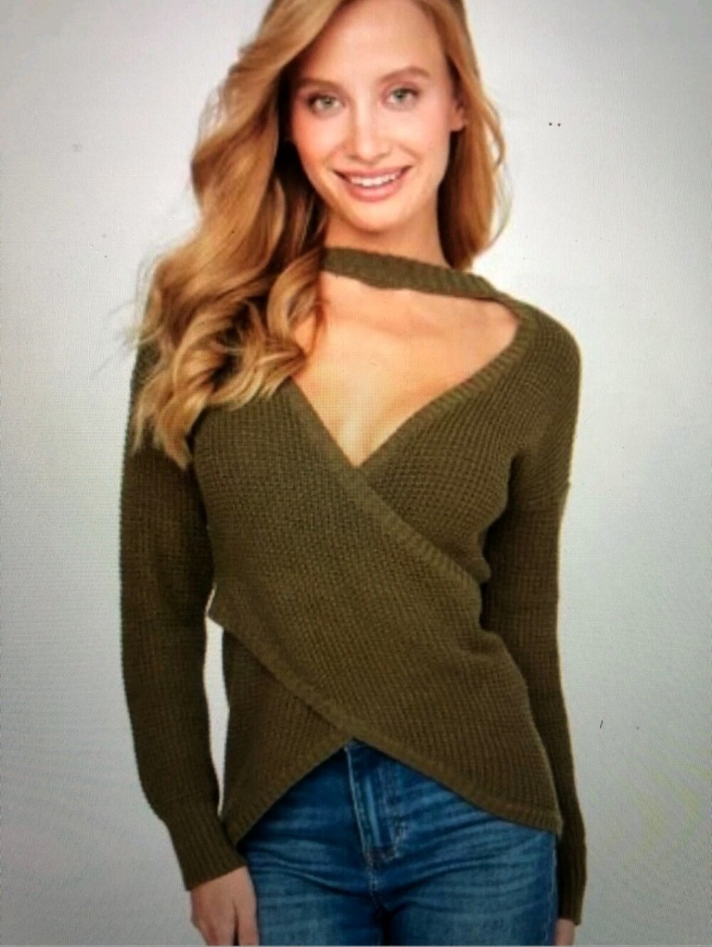 GUESS Womens XS Winslet Sweater Chunky Knit